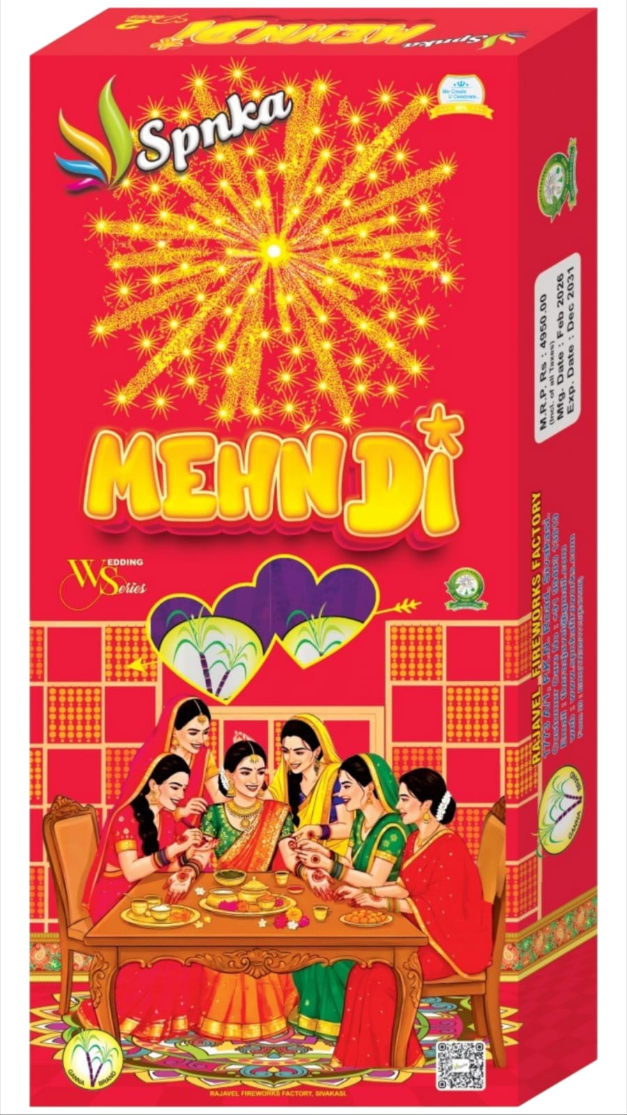 4" Wedding series (MEHNDI)