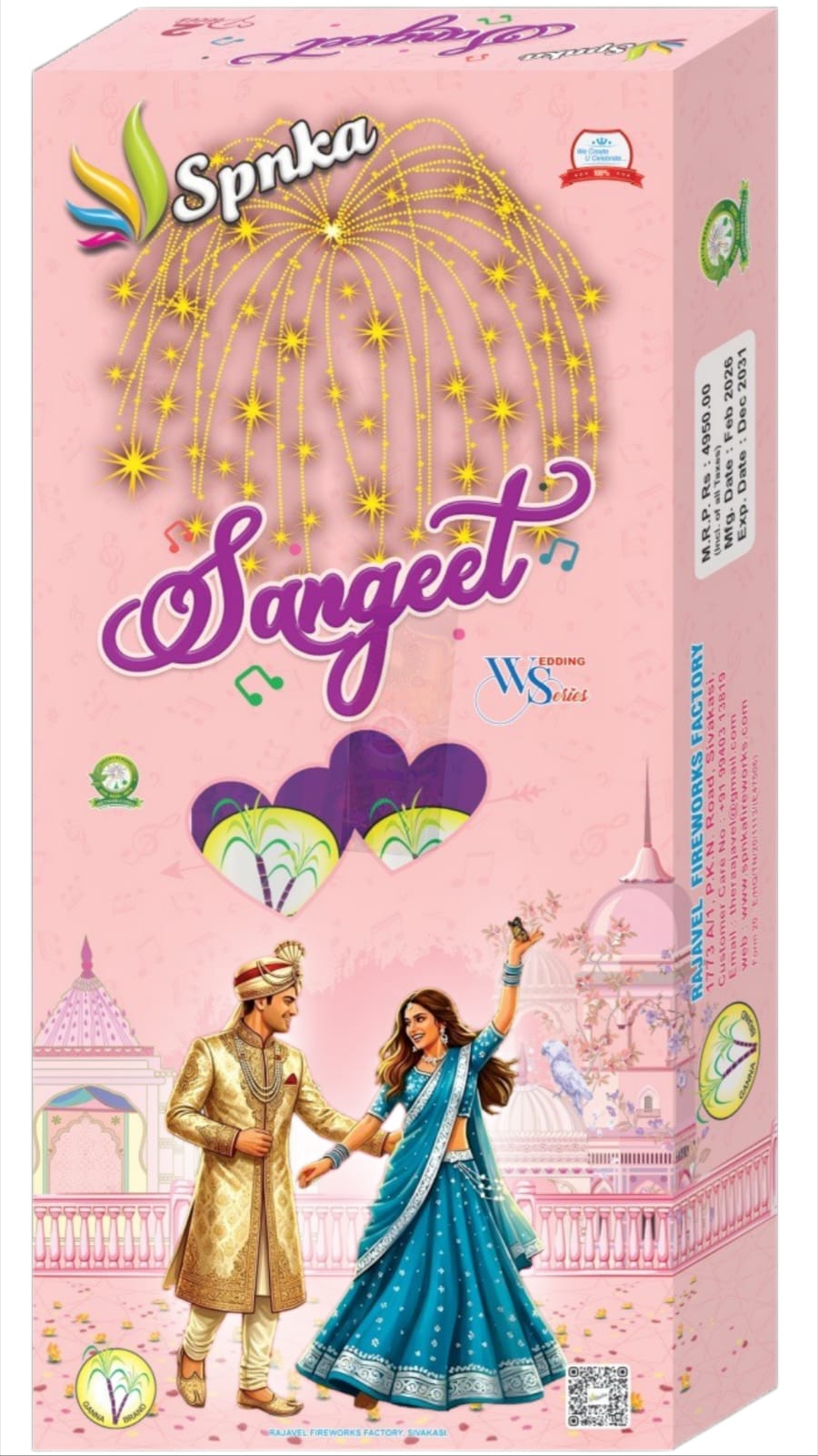 4" Wedding series (SANGEET)